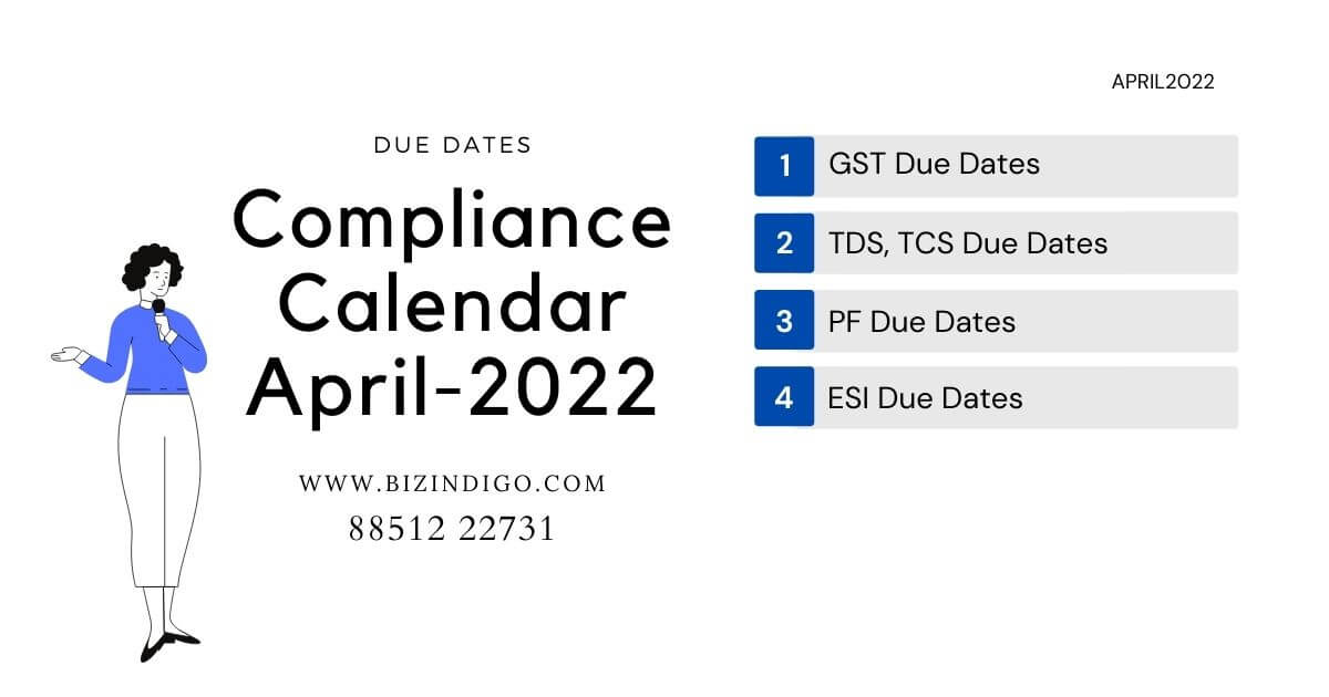 Compliance Calendar April 2022
