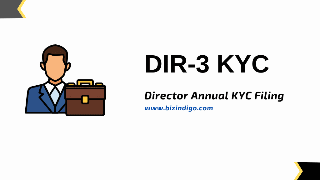 Director Annual KYC filing