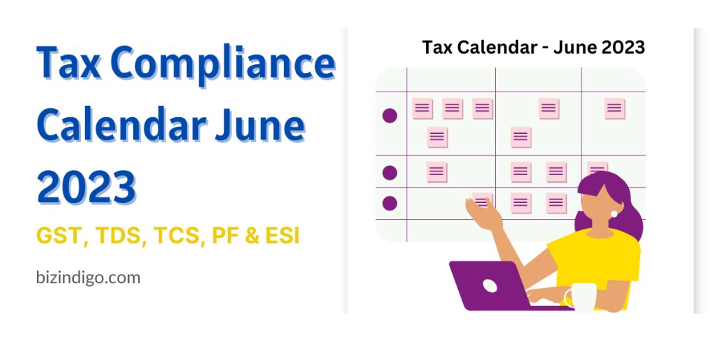 Tax Compliance Calendar June 2023