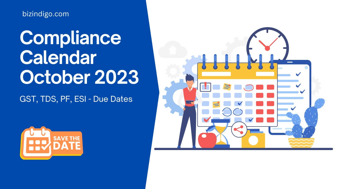 tax compliance calendar october 2023