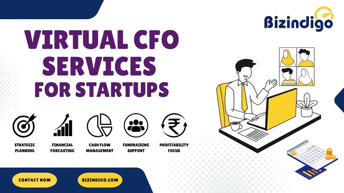 Virtual CFO Services for Startups with financial planning, forecasting, cash flow management, fundraising support, and profitability focus